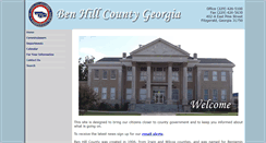 Desktop Screenshot of benhillcounty.com