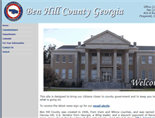 Tablet Screenshot of benhillcounty.com